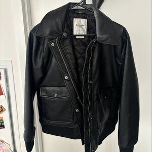 Abercrombie Vegan Leather Jacket